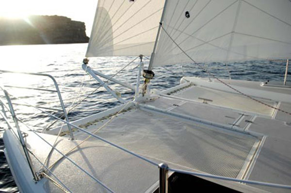 Even Tide foredeck